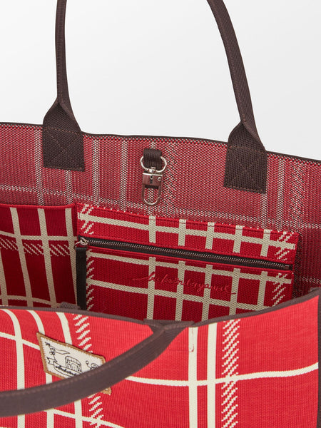Becksondergaard - Grid Josie Bag - Salsa Red