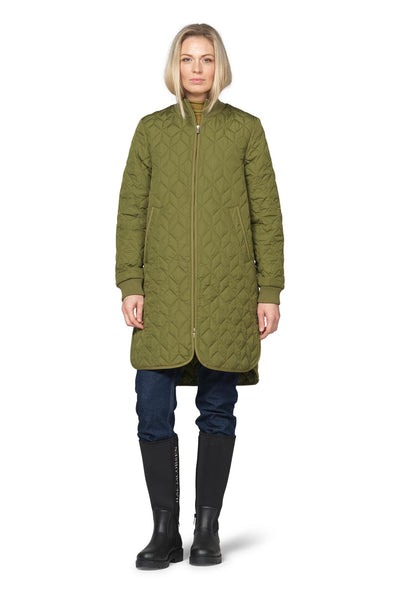 Ilse Jacobsen - Art06 Quilted Jacket - Sphagnum Green