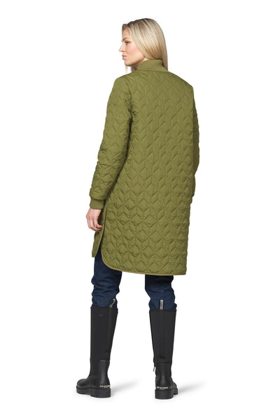 Ilse Jacobsen - Art06 Quilted Jacket - Sphagnum Green