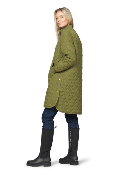 Ilse Jacobsen - Art06 Quilted Jacket - Sphagnum Green