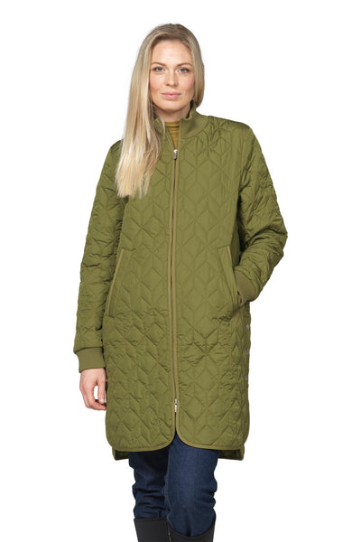 Ilse Jacobsen - Art06 Quilted Jacket - Sphagnum Green