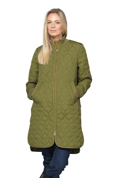 Ilse Jacobsen - Art06 Quilted Jacket - Sphagnum Green