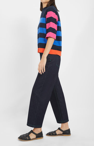 Loreak Mendian Basoa Pullover - Multi Stripe