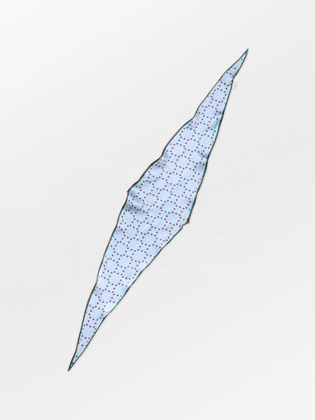 Becksondergaard - Starlia Grid Diamond Scarf - Skyway Blue
