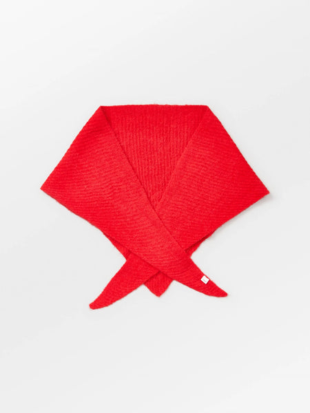 Becksondergaard - Alpaca Wool Triangle Scarf - Salsa Red