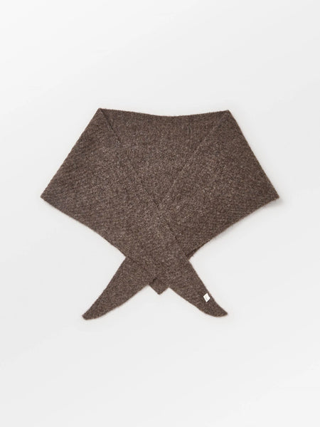 Becksondergaard - Alpaca Wool Triangle Scarf - Hot Fudge