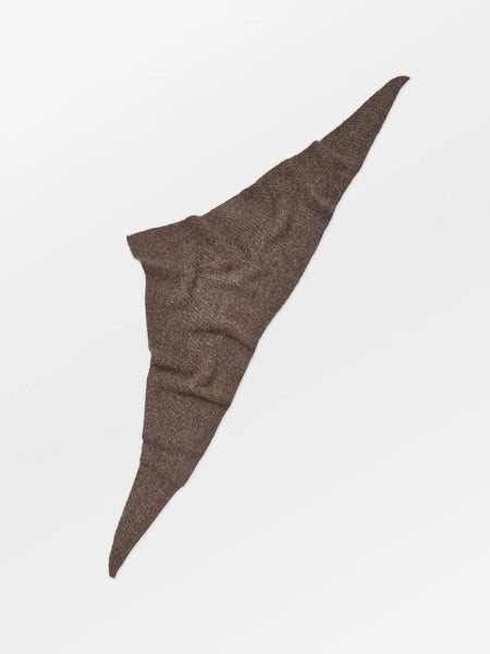 Becksondergaard - Alpaca Wool Triangle Scarf - Hot Fudge