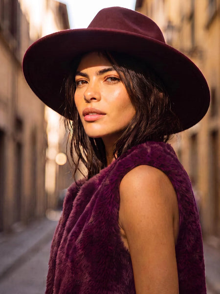 Nooki Design - Stevie Fedora - Plum