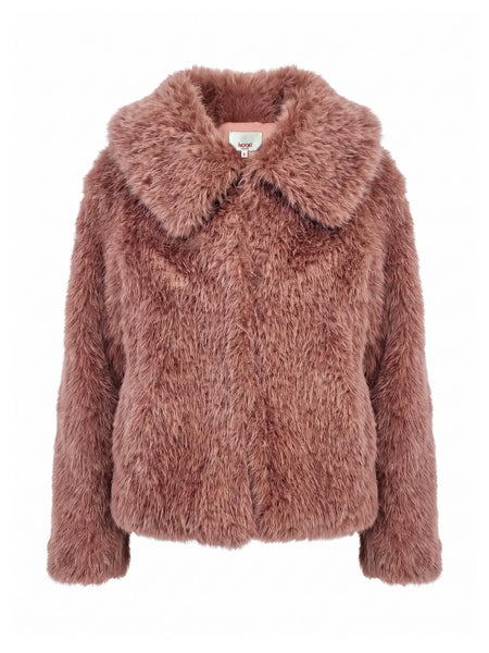 Nooki Design - Galaxy Faux Fur Jacket - Rose