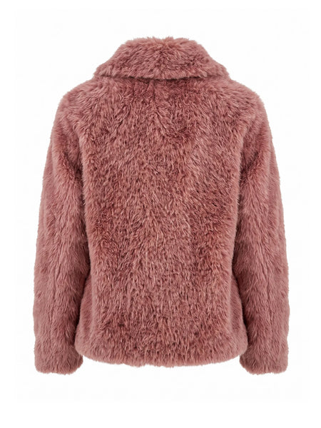 Nooki Design - Galaxy Faux Fur Jacket - Rose