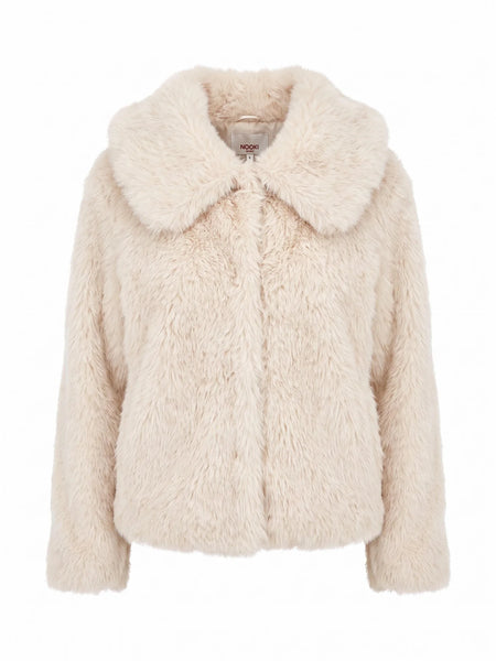 Nooki Design - Galaxy Faux Fur Jacket - Cream