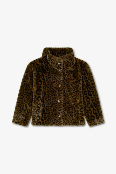 Le Temps des Cerises - Leopard Print Reversible Coat