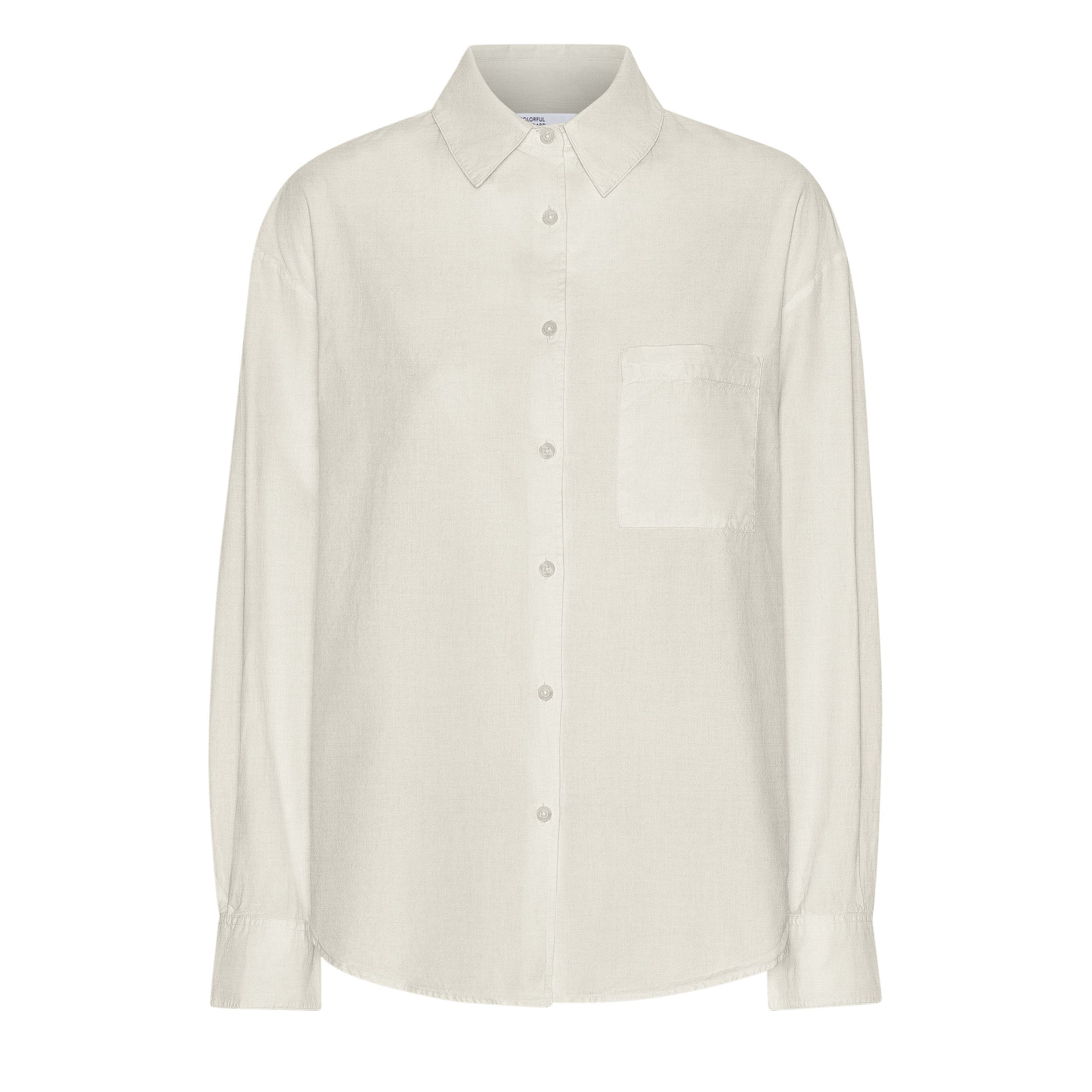 Colorful Standard Oversized Cotton Shirt - Ivory White