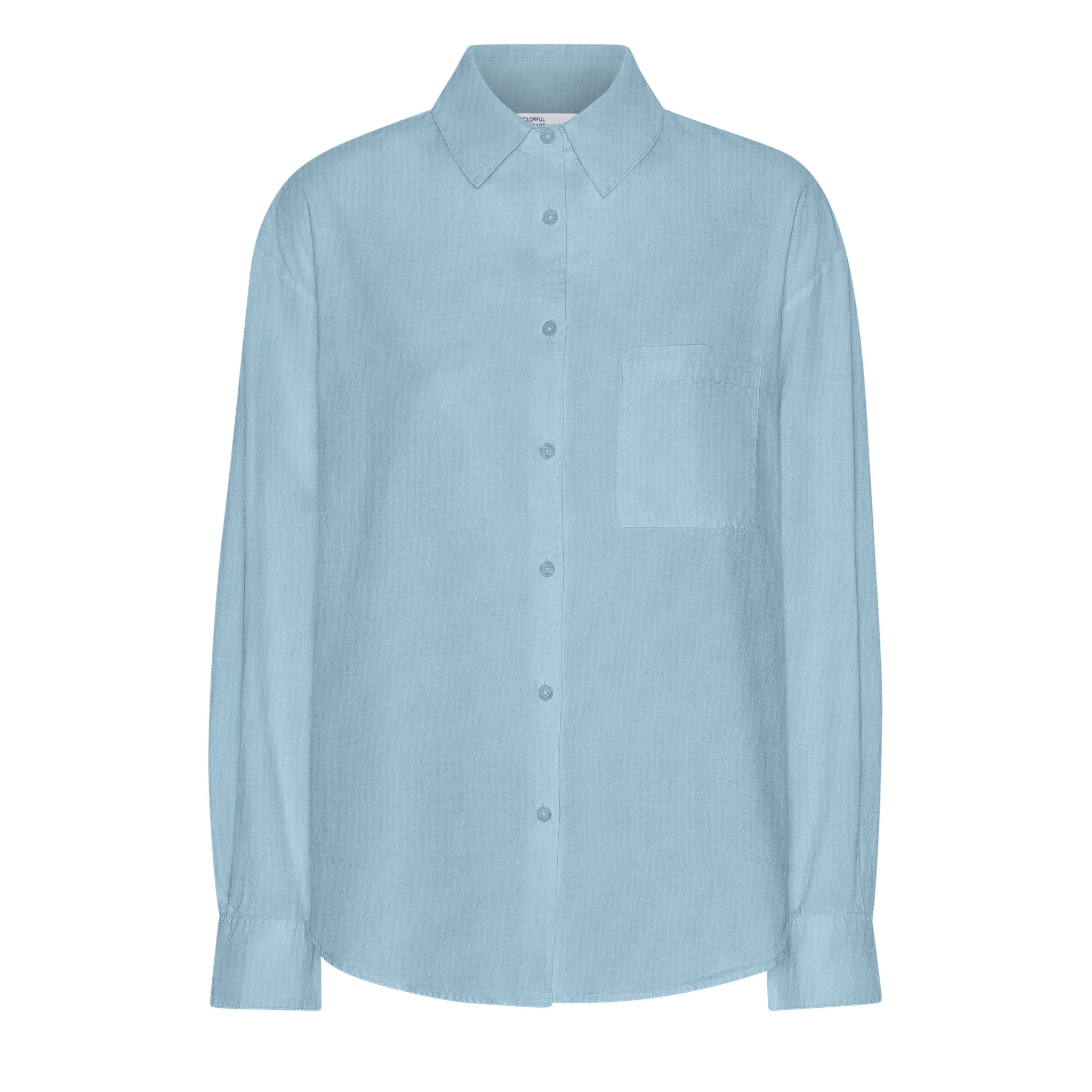 Colorful Standard Oversized Cotton Shirt - Seaside Blue