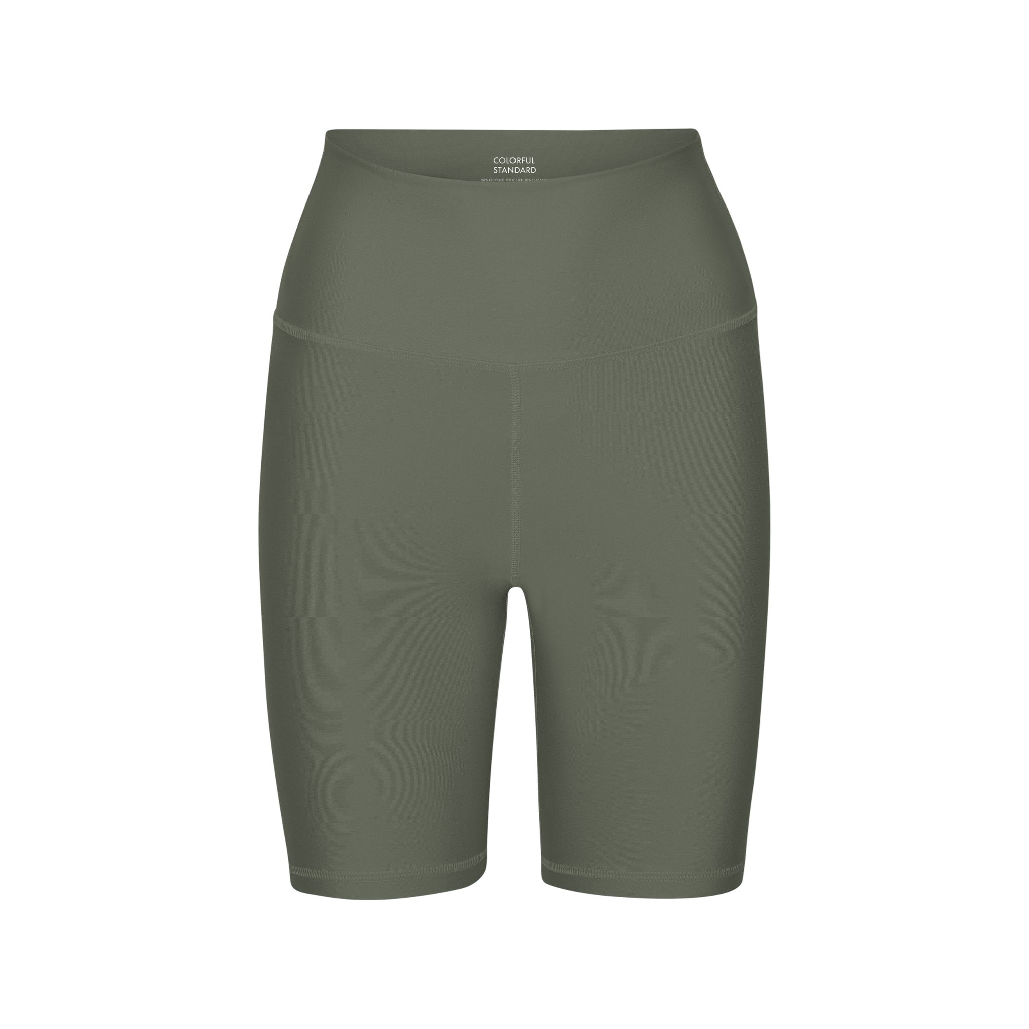 Colorful Standard Womens - Activewear Biker Shorts - Dusty Olive