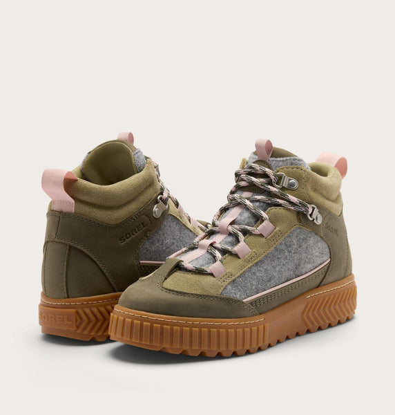 Sorel - Ona Ave Peak Boot - Stone Green