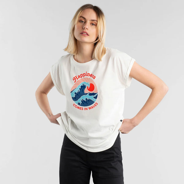 Dedicated Visby Happiness Tee - White