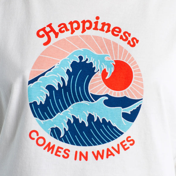 Dedicated Visby Happiness Tee - White
