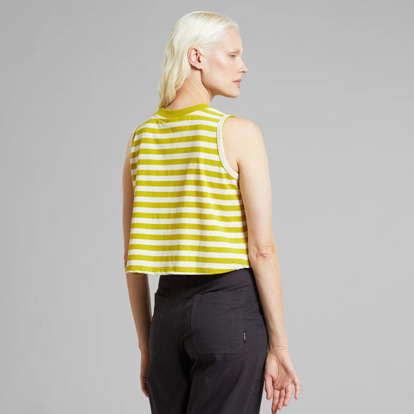 Dedicated Namsos Stripe Tee - Yellow