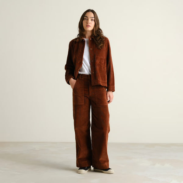 Dedicated - Stiby Cord Jacket - Cappuccin Brown