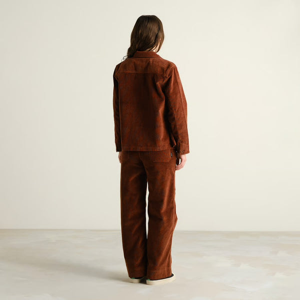 Dedicated - Vara Workwear Cord Pants - Cappuccino Brown