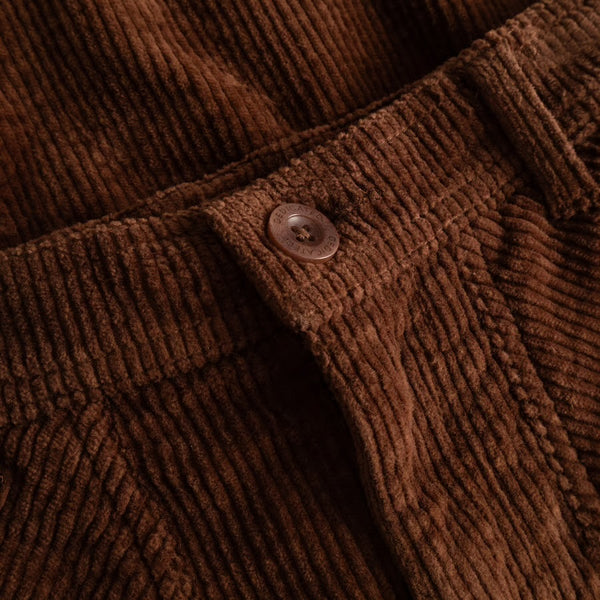 Dedicated - Vara Workwear Cord Pants - Cappuccino Brown