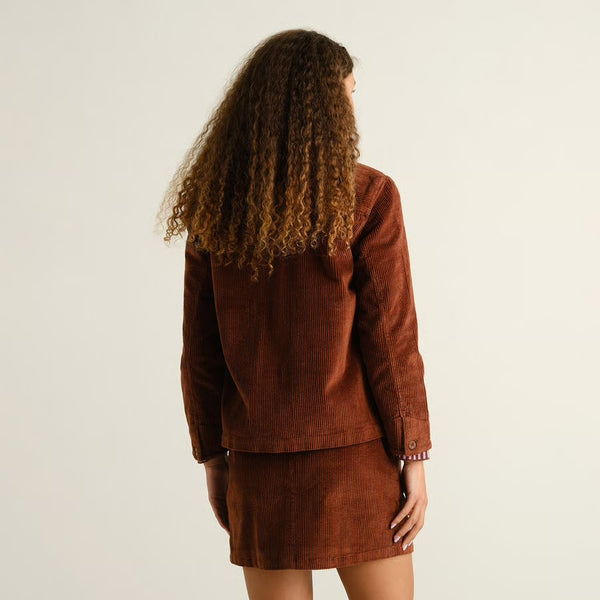Dedicated - Stiby Cord Jacket - Cappuccin Brown