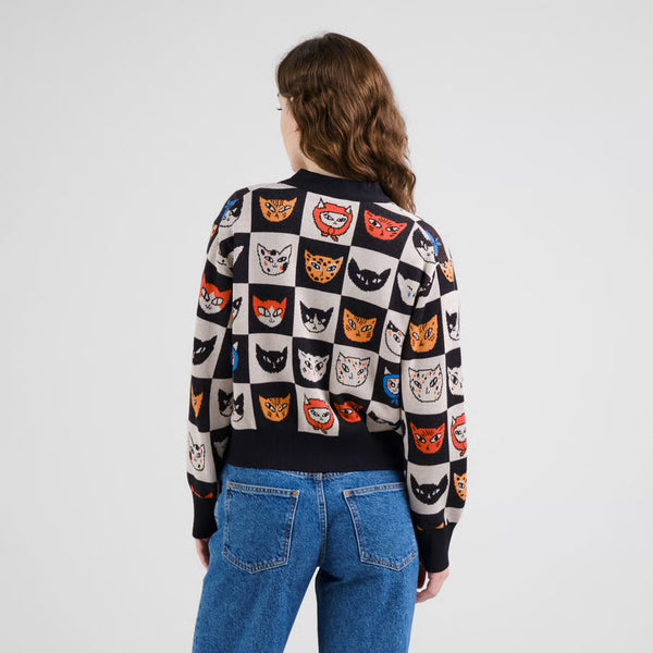 Dedicated - Kanan Cat Bingo Cardigan - Multi