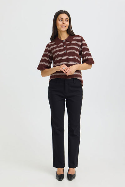Fransa - Frvitae Tessa Pant 5 - Dark Peacoat