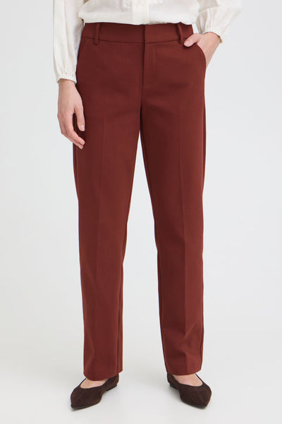Fransa - Frvitae Tessa Pant 5 - Rum Raisin
