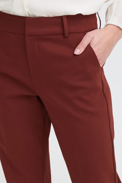 Fransa - Frvitae Tessa Pant 5 - Rum Raisin
