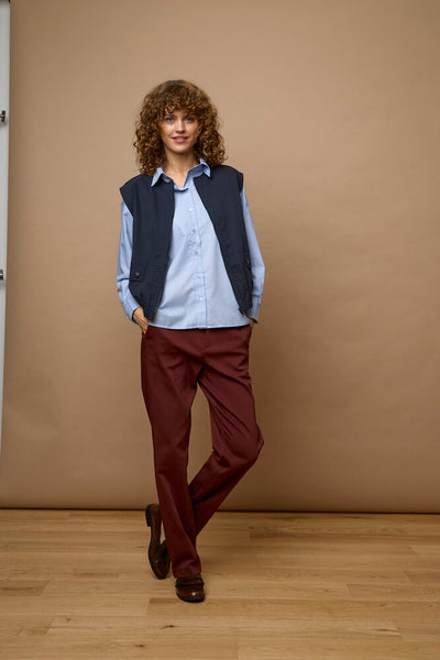 Fransa - Frvitae Tessa Pant 5 - Rum Raisin