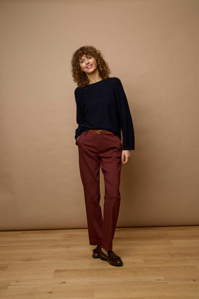 Fransa - Frvitae Tessa Pant 5 - Rum Raisin