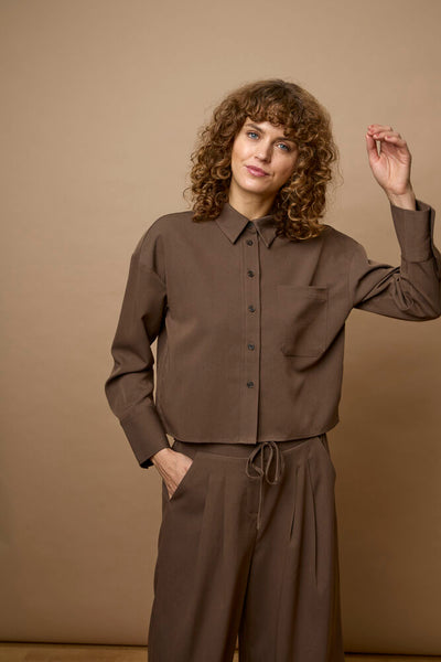 Fransa - Frveda Shirt 1 - Rain Drum Melange