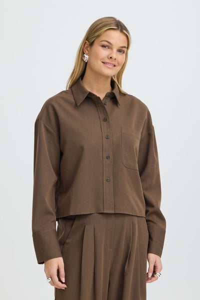 Fransa - Frveda Shirt 1 - Rain Drum Melange