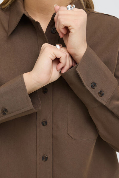 Fransa - Frveda Shirt 1 - Rain Drum Melange