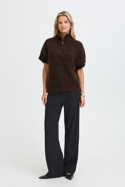 Fransa - Frnaelle Waistcoat 1 - Hot Fudge