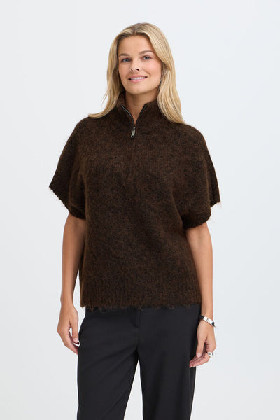 Fransa - Frnaelle Waistcoat 1 - Hot Fudge