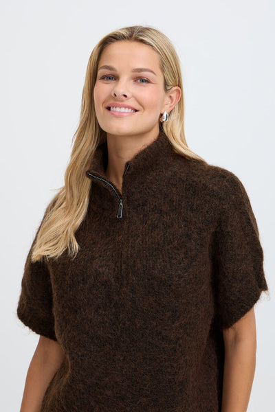 Fransa - Frnaelle Waistcoat 1 - Hot Fudge