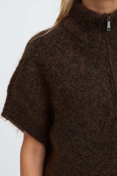 Fransa - Frnaelle Waistcoat 1 - Hot Fudge