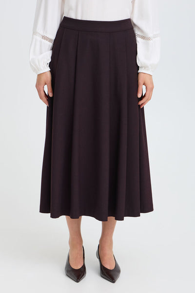 Fransa - Frlea Skirt 1 - Port Royale Melange