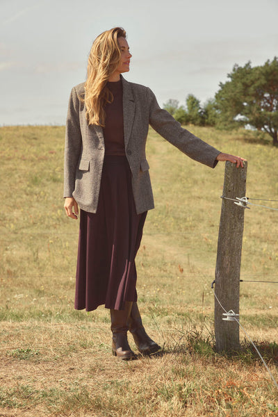 Fransa - Frlea Skirt 1 - Port Royale Melange