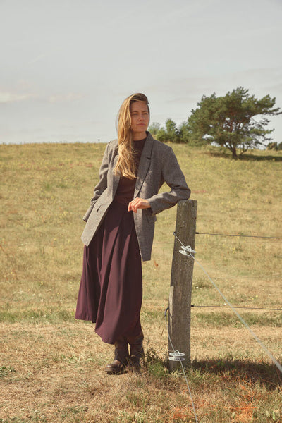 Fransa - Frlea Skirt 1 - Port Royale Melange