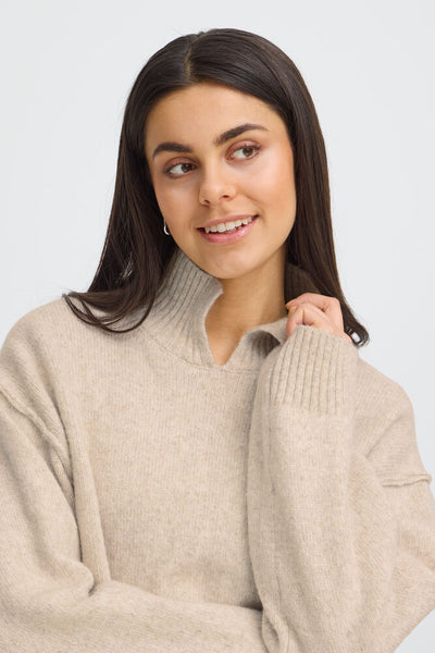 Fransa - Frgigi PU 3 - Oatmeal Melange