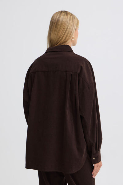 Fransa - Frcory Shirt 3 - Hot Fudge