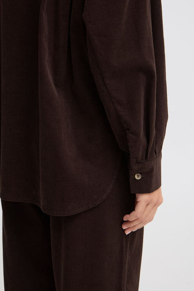 Fransa - Frcory Shirt 3 - Hot Fudge