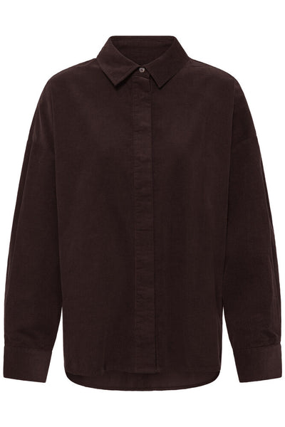 Fransa - Frcory Shirt 3 - Hot Fudge