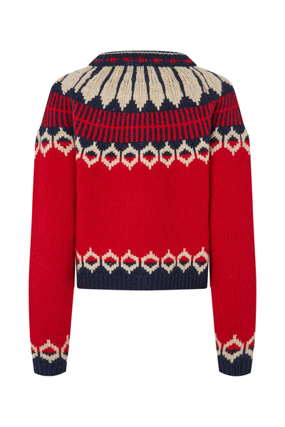 Lollys Laundry - Clarell Knit Cardigan - Red
