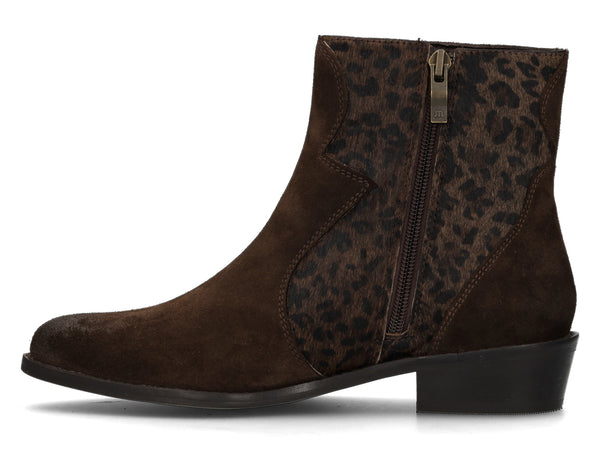 Maruti Footwear - Gavi Ankle Boot - Hairon Brown