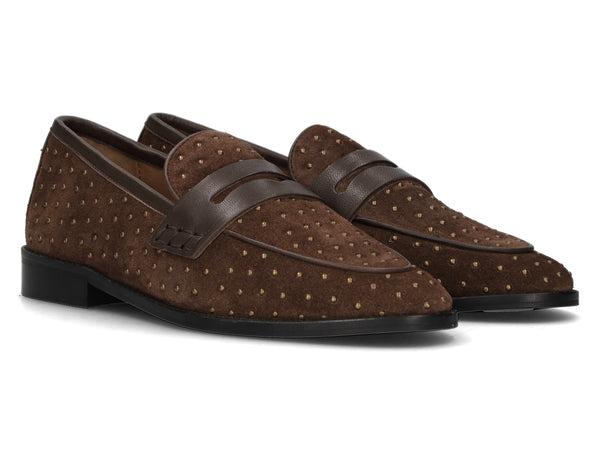 Maruti - Lena Loafer Studs - Brown